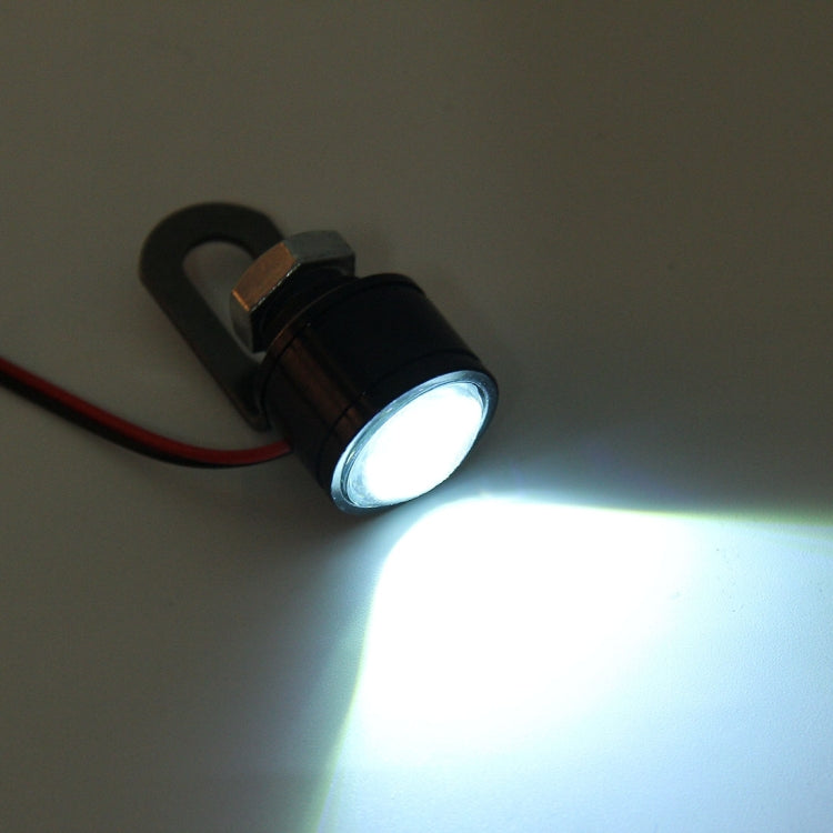 2 PCS 12V 3W  Eagle Eyes LED Strobe Light For Motorcycle ，Wire Length: 90cm