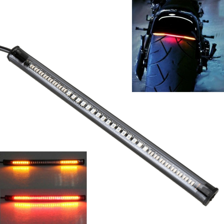 5W 12V 300LM Red+Yellow Light 32 LED Brake lights For Motorcycle, Cable Length:50cm