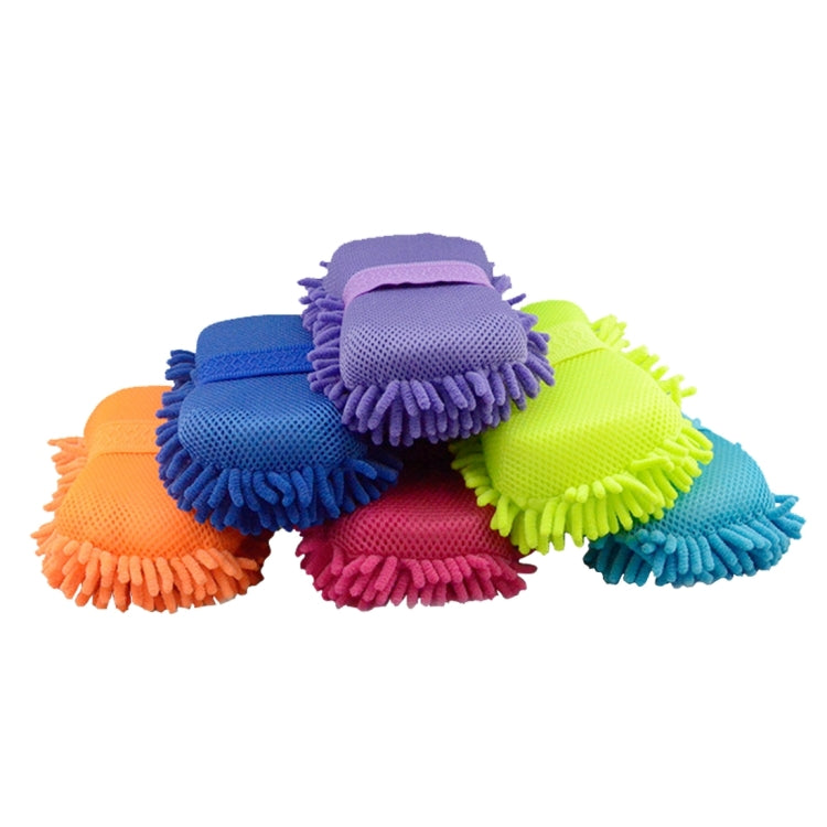 KANEED Ultrafine Fiber Chenille Anthozoan Car Washing Gloves Multi-functional Magic Car Brush (Random Color Delivery)