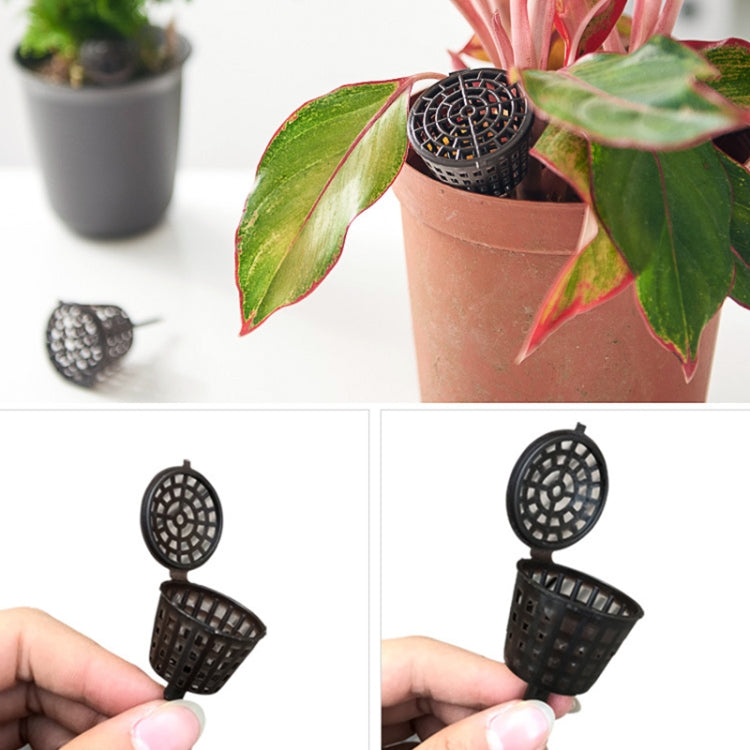 10PCS Bonsai Tools Gardening Products Gardening Tools Bonsai Fertilizer Boxes with Cover, Small Size: 4 x 3cm