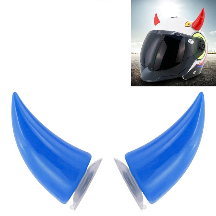 2 PCS Motorcycle Helmet Devil Decoration Motorbike Helmet Suction Cups Horns Decoration Headwear Sucker