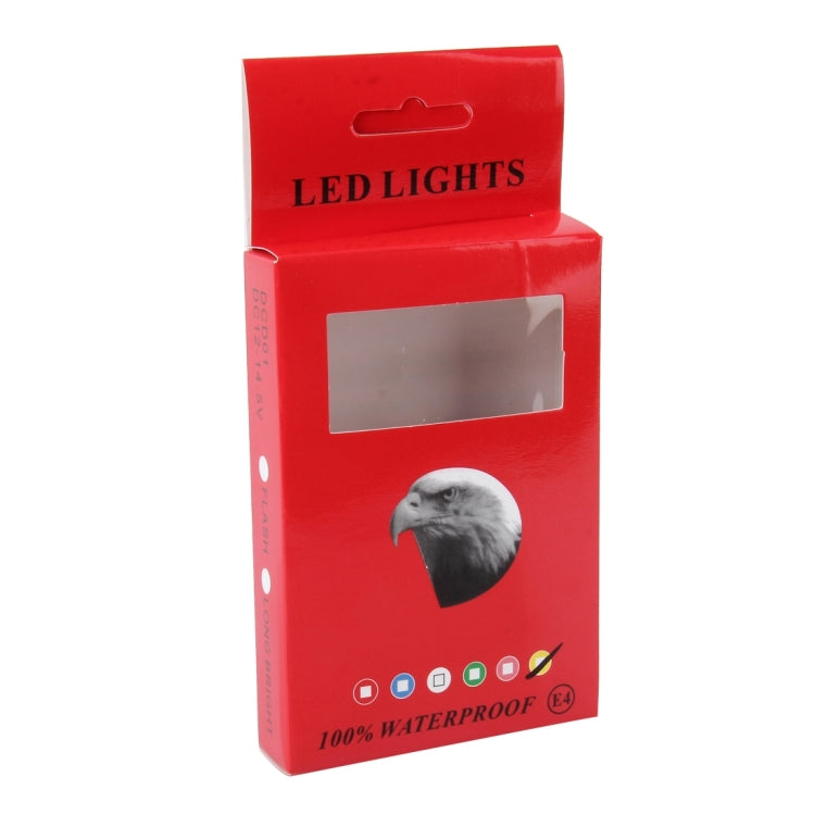 2 PCS 12V 3W Eagle Eyes LED Light For Motorcycle ，Wire Length: 45cm