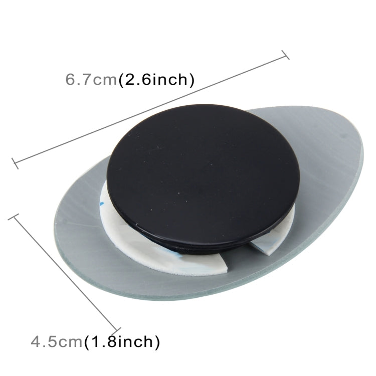 3R-055 2 PCS Car Truck Oval Blind Spot Rear View Wide Angle Mirror Blind Spot Mirror 360 Degree Adjustable Wide-angle Mirror, Size: 6.7*4.5cm