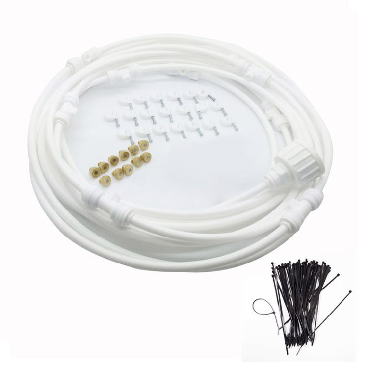 Outdoor Lawn Garden PE Mist Watering Line Misting Cooling System with 6 x Mist Nozzles, Length: 6m