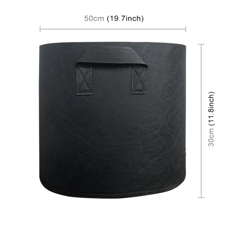 15 Gallon Planting Grow Bag Thickened Non-woven Aeration Fabric Pot Container with Handle