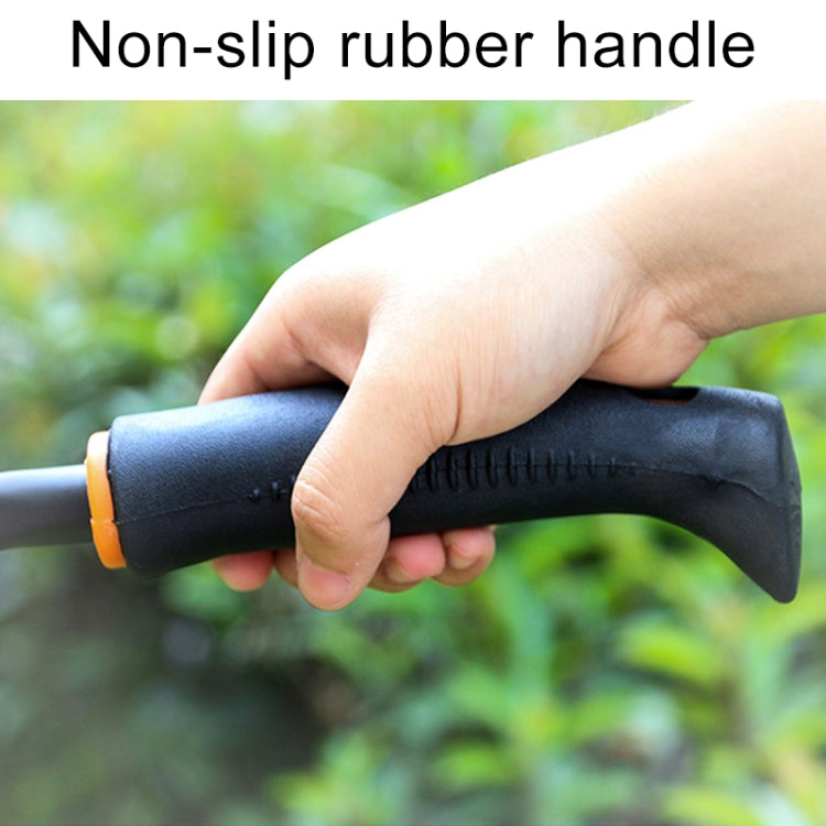 2 in 1 Cultivators Tool Gardening Planting Digging Non-slip Rubber Handle Iron Hoe Rake (Random Color Delivery)