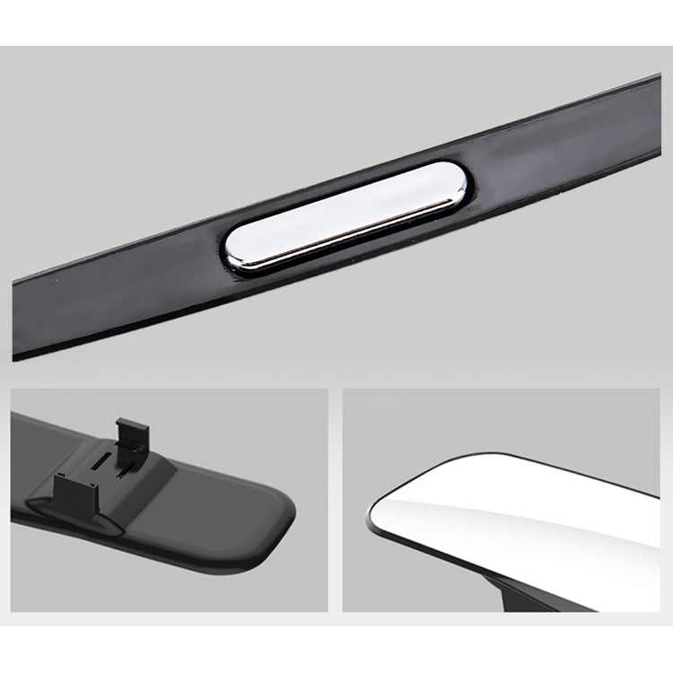 3R-331 Car Truck Interior Rear View Blind Spot Adjustable Wide Angle Curved Mirror, Size: 30*8.5*3.5cm