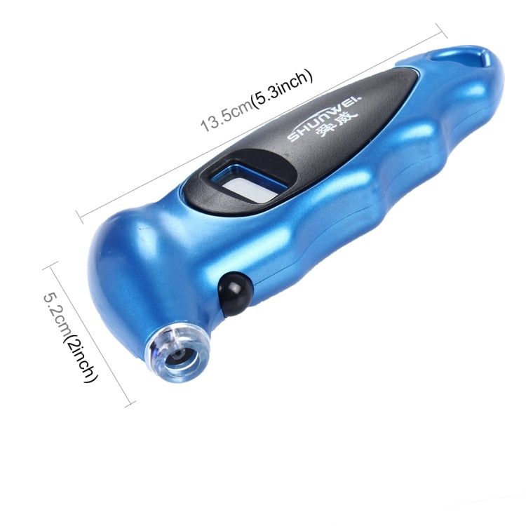SHUNWEI SD-2802 Digital Tire Pressure Gauge 150 PSI 4 Settings for Car Truck Bicycle with Backlit LCD and Non-Slip Grip