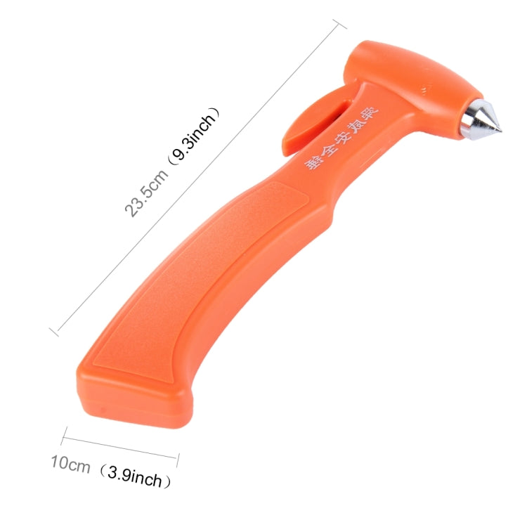 SHUNWEI SD-3501 Seat Belt Cutter Window Breaker Auto Rescue Tool Ideal Plastic Shell Car Safety Emergency Hammer with Adhesive Tape And Fixation Frame