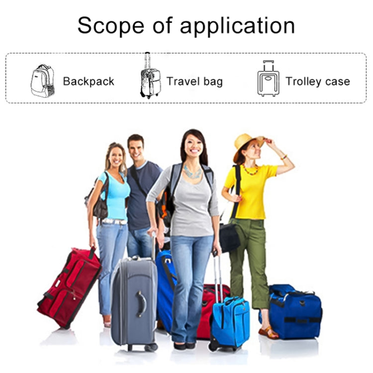 JASIT TSA719 Zinc Alloy 3-Digit Password TSA Lock Travel Luggage Padlock