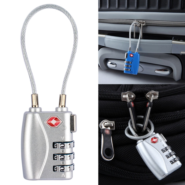 JASIT TSA719 Zinc Alloy 3-Digit Password TSA Lock Travel Luggage Padlock