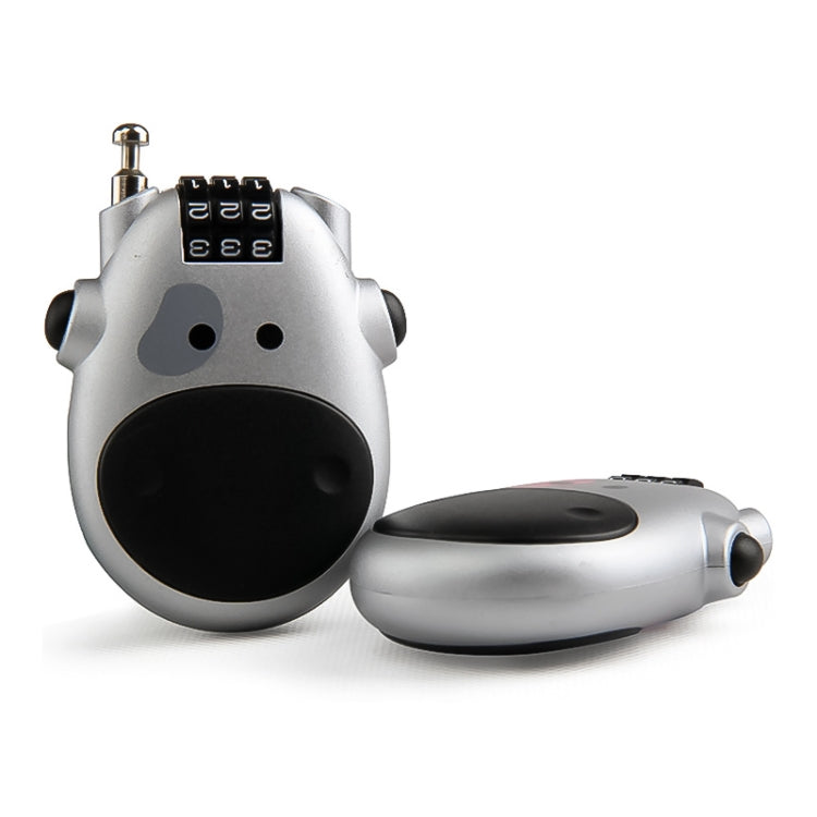 JASIT Portable Multifunction Cute Cow Travel Luggage Password Lock