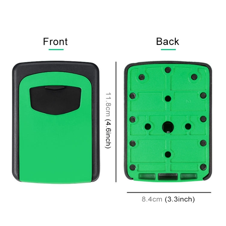 Wall-hanging Key Storage Box with Metal 4-Digit Password Lock