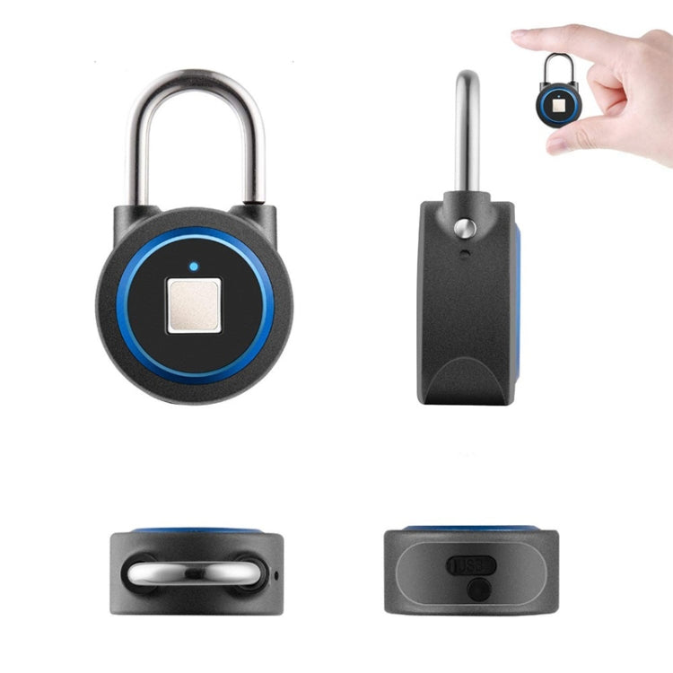 Waterproof Intelligent Bluetooth Fingerprint Padlock Remote Unlocking for iOS / Android