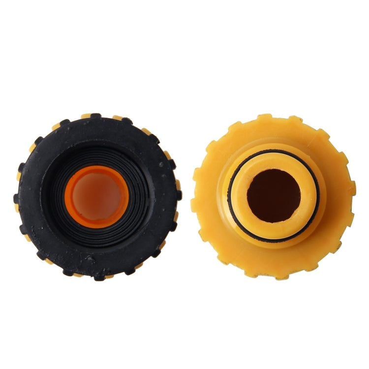 Universal Standard Faucet Hose Connector Quick Connector Washing Machine Water Cannons and A Garden Lawn Sprinkler System Pipe Suit for 1/2inch and 3/4inch Pipe