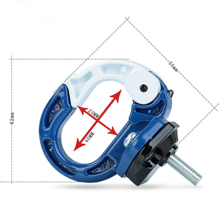 Durable Aluminum Alloy Bag Hook for Motorcycle / Bicycle