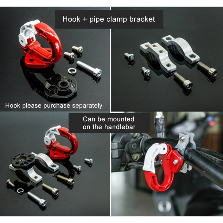 Durable Aluminum Alloy Hook Clip for Motorcycle / Bicycle