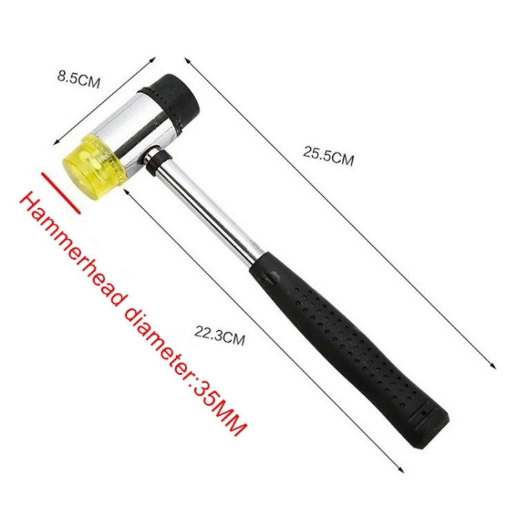 35mm Mini Steel Handle Round Head Hammer