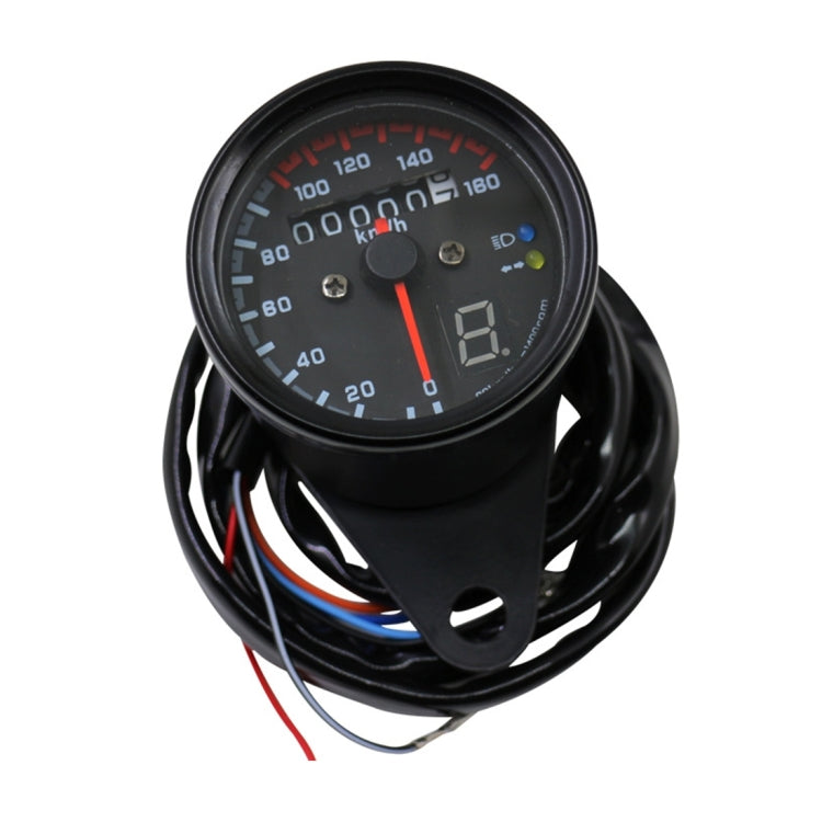 3 in 1 Universal Waterproof Motorcycle LED Backlight Odometer Speedometer Gearmeter, DC 12V