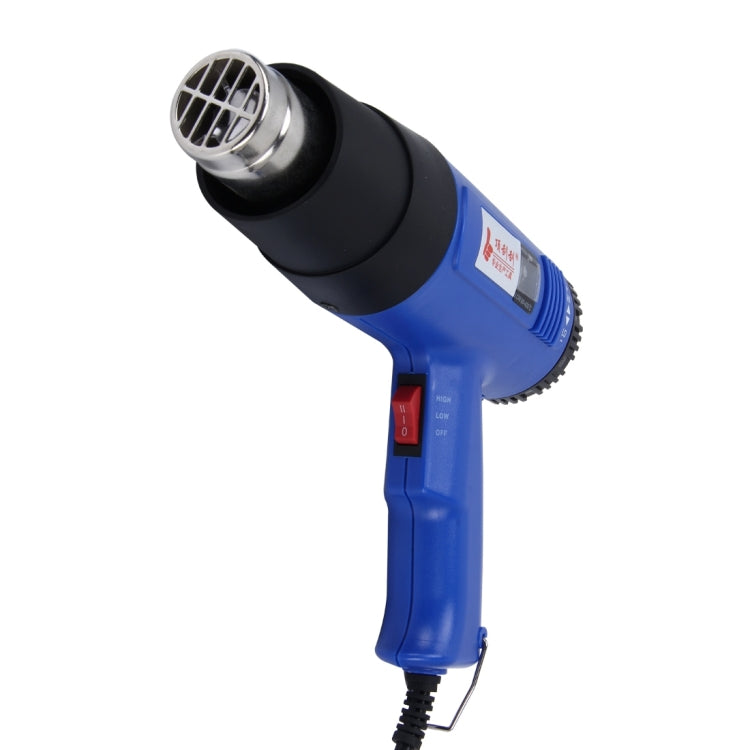 DINGGUAGUA 1800W Industrial Heavy Duty Professional Adjustable Temperature from 50 Degrees Celsius to 650 Degrees Celsius Heat Air Gun Tool with Temperature Display