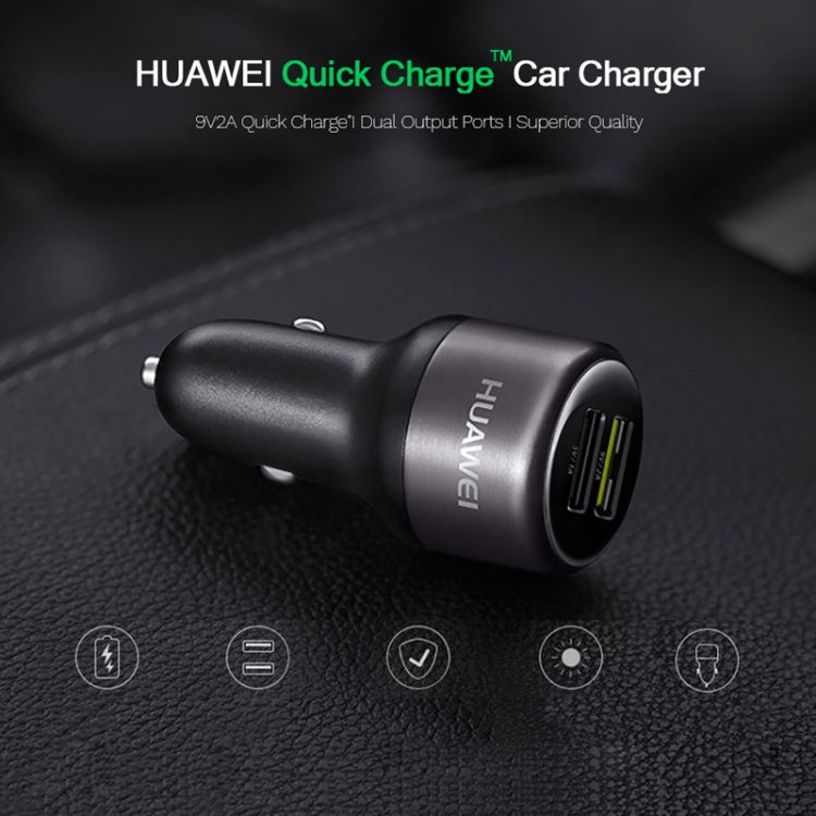 Original Huawei CP31 18W Max Dual USB Port Fast Charging Car Charger
