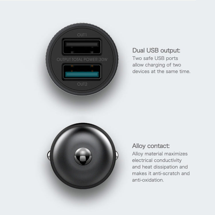 REMAX RCC221 Retour Series QC3.0 Dual USB Car Charger