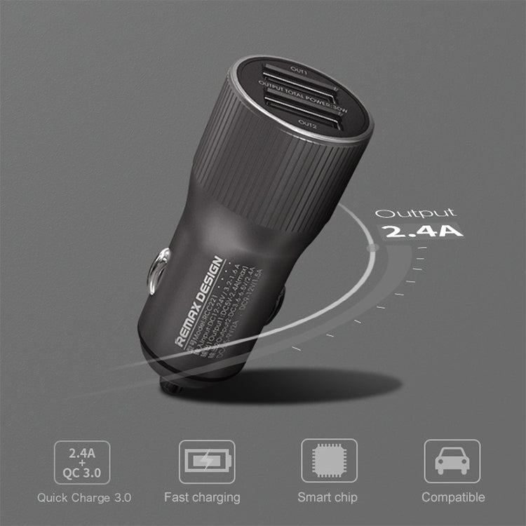 REMAX RCC221 Retour Series QC3.0 Dual USB Car Charger