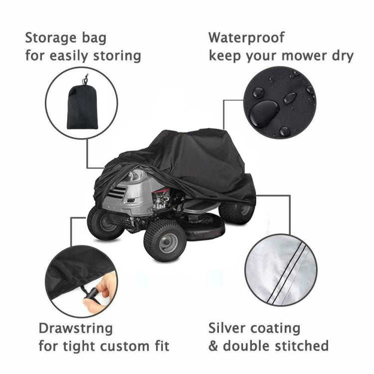 210D Oxford Cloth Waterproof Sunscreen Scooter Tractor Car Cover, Size: S