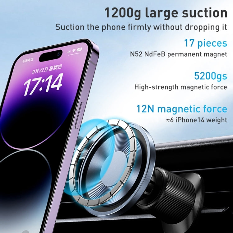 MOMAX MoVe Universal Transparent Magnetic Air Outlet Car Holder