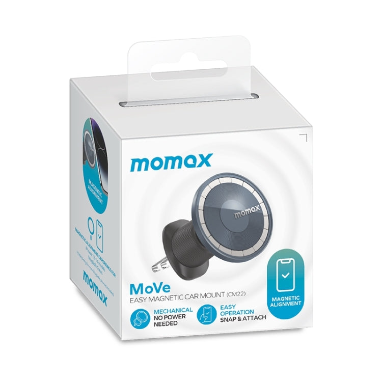 MOMAX MoVe Universal Transparent Magnetic Air Outlet Car Holder