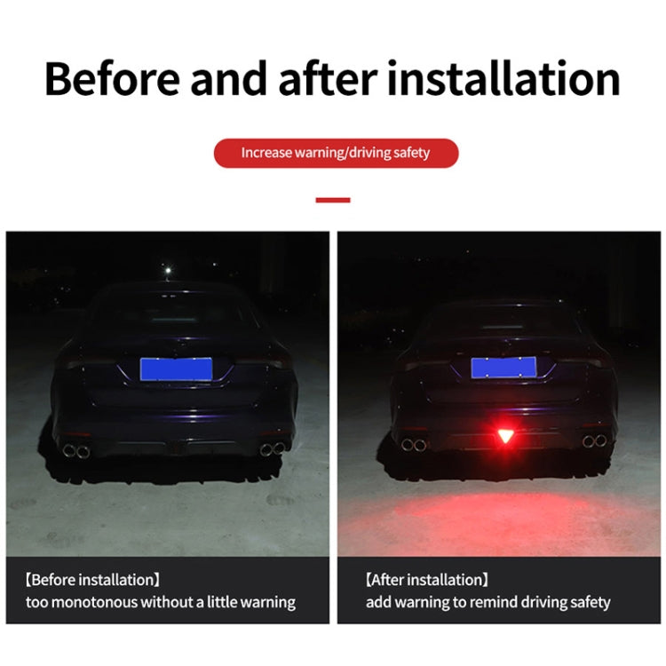 Bicycle / Mountain Bike X Style Triangle Pilot Light LED Tail Light