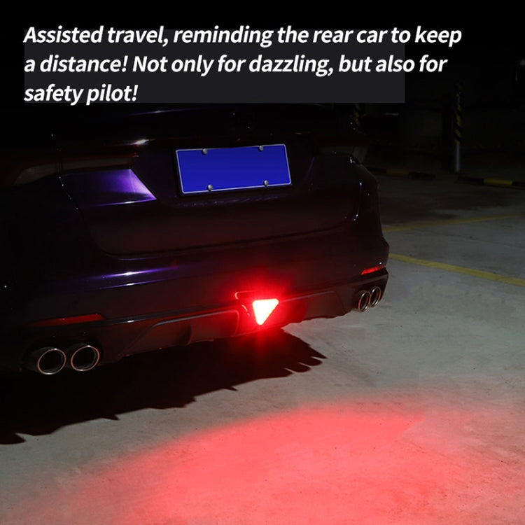 Bicycle / Mountain Bike X Style Triangle Pilot Light LED Tail Light