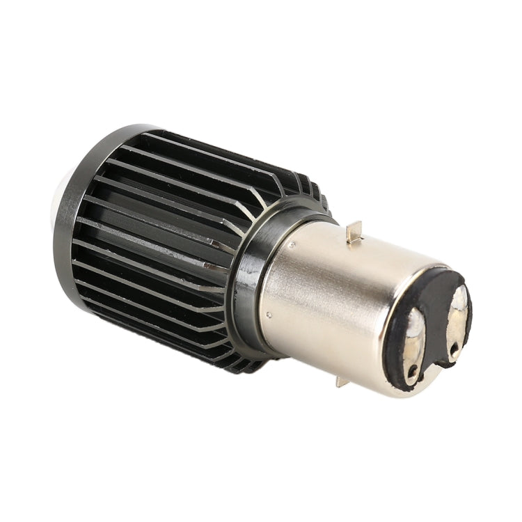 BA20D DC12-80V / 10W / 6000K / 3000K / 800LM Bicolor Motorcycle Headlights with Projector Lens