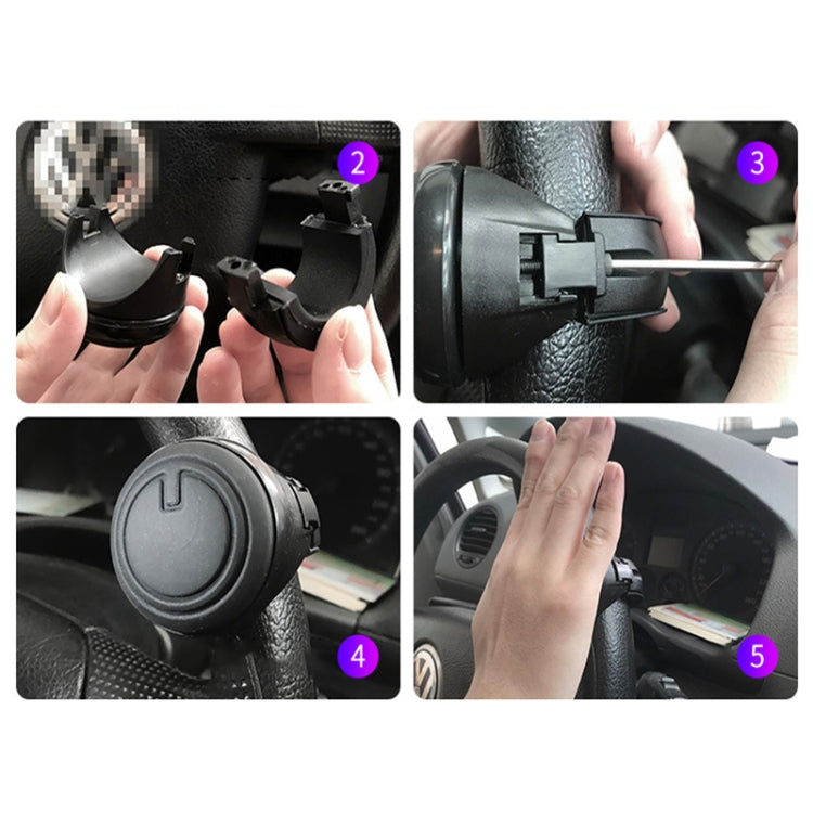 3R Car Universal Steering Wheel Spinner Knob Auxiliary Booster Aid Control Handle Auto Spinner Knob Ball