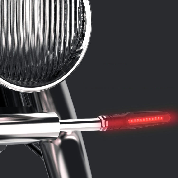 2 PCS D12V / 1W Motorcycle LED Waterproof Side Lights Turn Signal Light