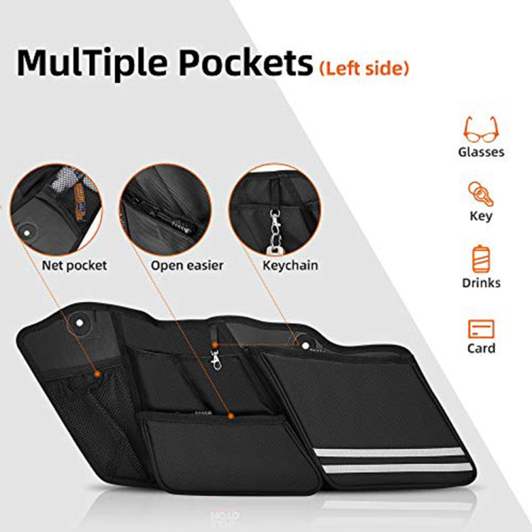 2 PCS Motorcycle Saddle Bags Storage Tool Side Pouch Bags