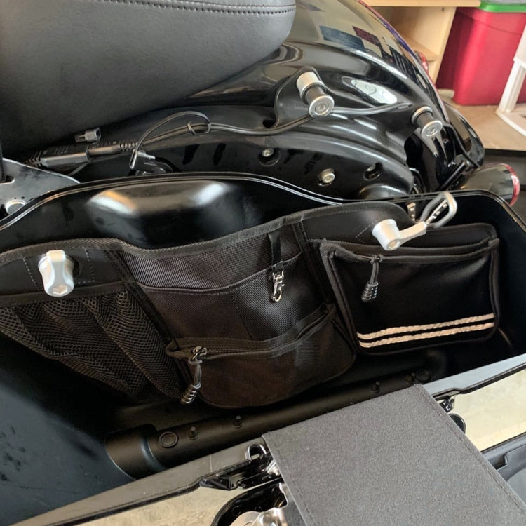 2 PCS Motorcycle Saddle Bags Storage Tool Side Pouch Bags