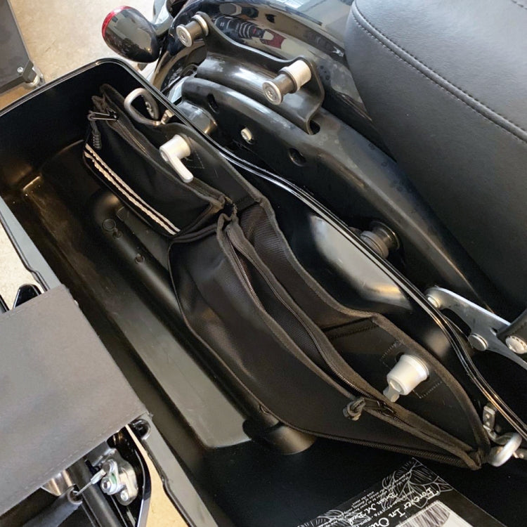 2 PCS Motorcycle Saddle Bags Storage Tool Side Pouch Bags