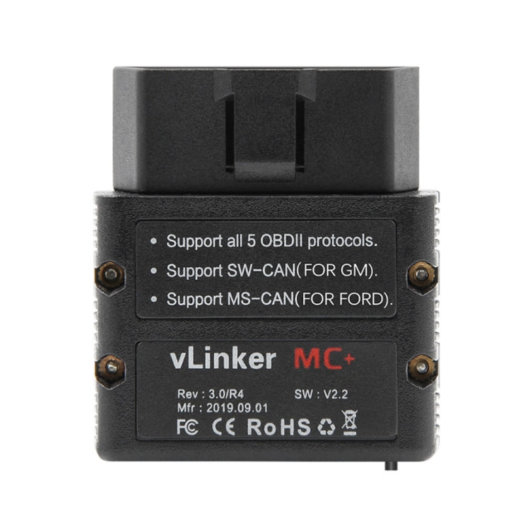 Vgate VLINKER MC+ V2.2 Bluetooth 4.0 Car OBD Fault Diagnosis Detector