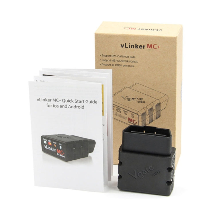 Vgate VLINKER MC+ V2.2 Bluetooth 4.0 Car OBD Fault Diagnosis Detector