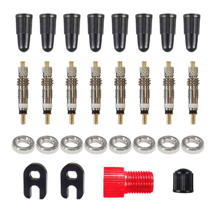 28 in 1 French Valve Core Adapter Set