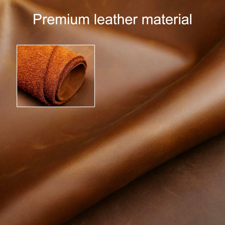 Hallmo Car Cowhide Leather Key Protective Cover Key Case for Nissan Sylphy 3-button Tail Box