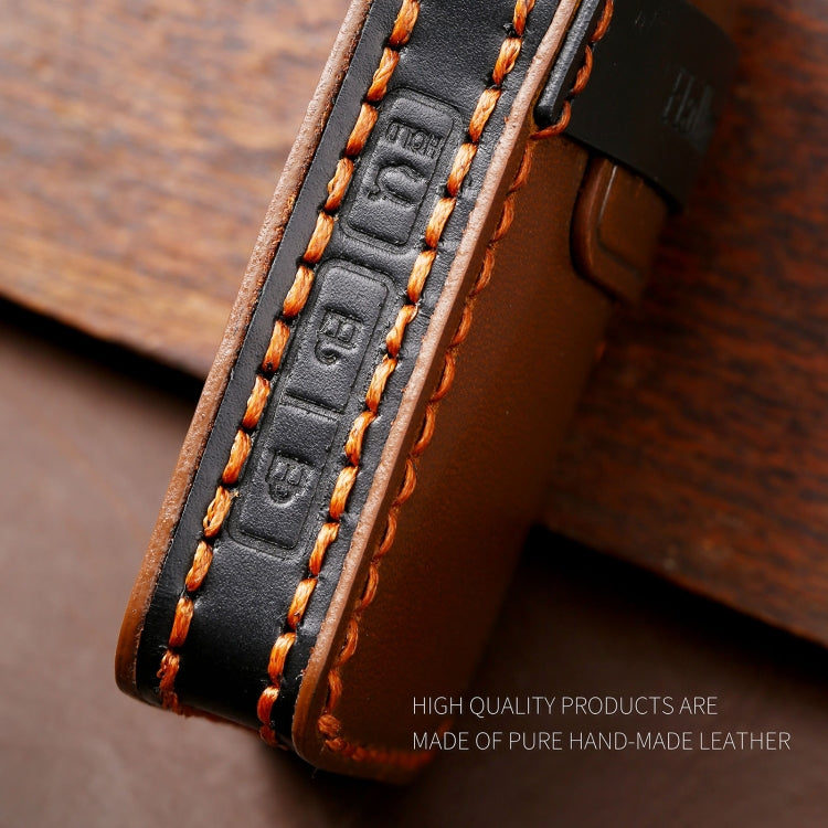 Hallmo Car Cowhide Leather Key Protective Cover Key Case for New Mazda Axela