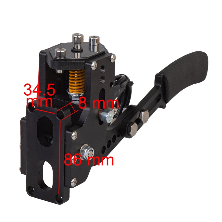 Modified Analog Linear 14bit USB Racing Game PC Drifting Handbrake for Win System, with Support Plate