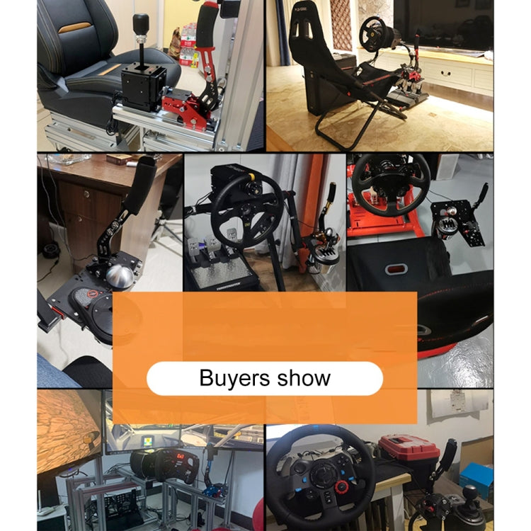 Modified Analog Linear 14bit USB Racing Game PC Drifting Handbrake for Win System, with Support Plate