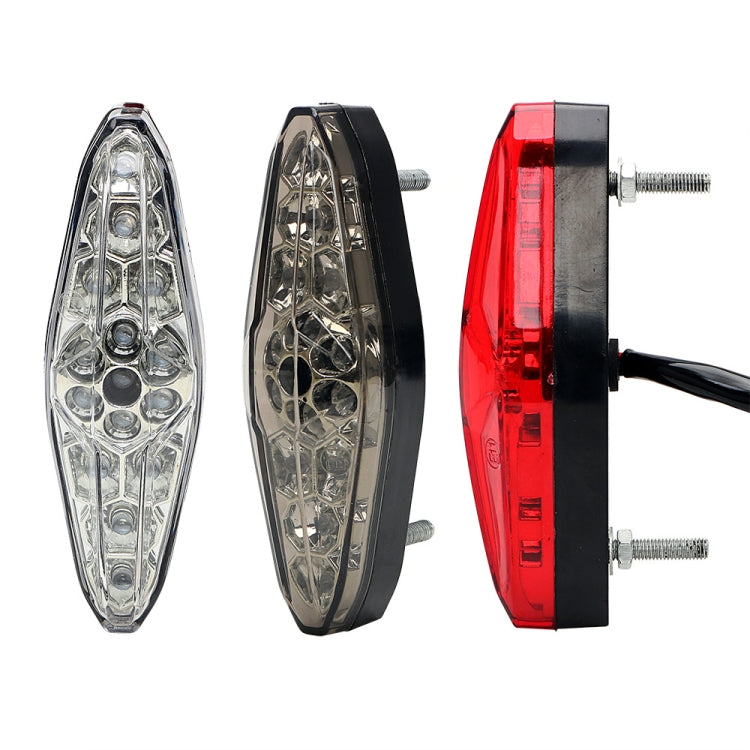 2 PCS KC-WD-NEW-3X Motorcycle LED Brake Light Running Lamp