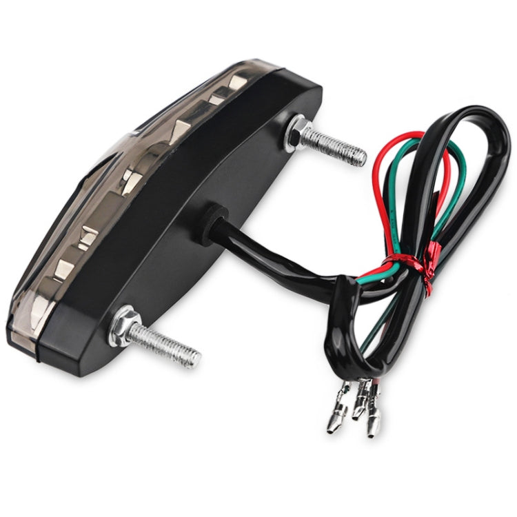 2 PCS KC-WD-NEW-3X Motorcycle LED Brake Light Running Lamp