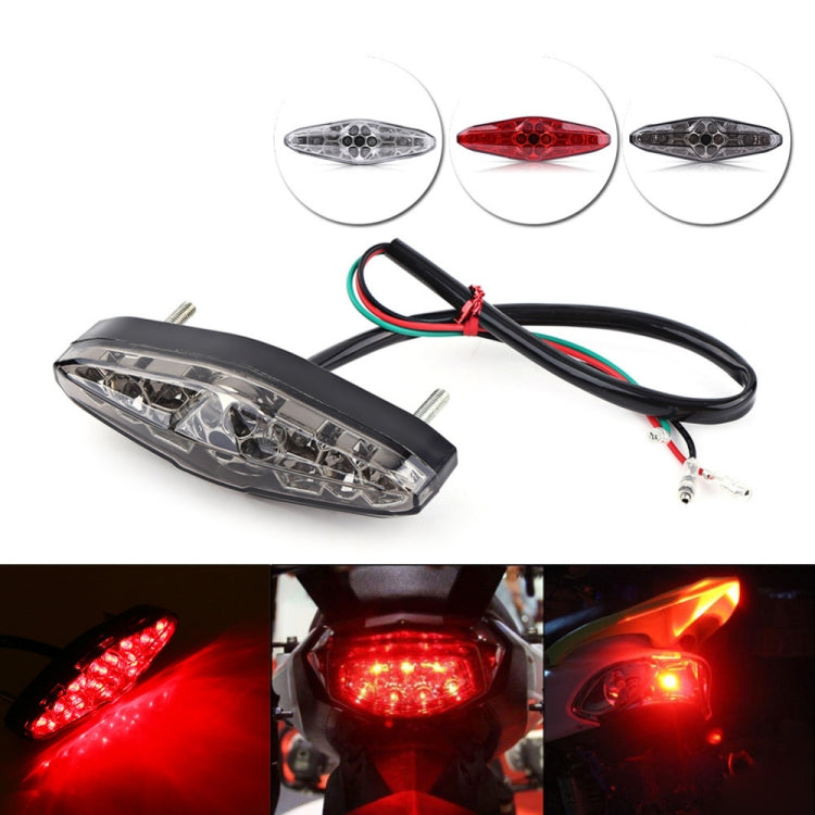 2 PCS KC-WD-NEW-3X Motorcycle LED Brake Light Running Lamp