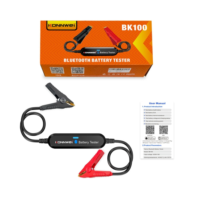 KONNWEI BK100 X431 BST360 Car Bluetooth Battery Tester