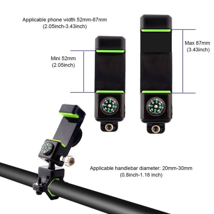 Bicycle / Motorcycle Anti-theft Anti-take Off Mobile Phone Holder without Light